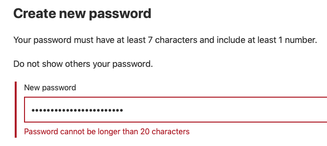 MyGov password fail